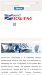 Mobile Screenshot of newfoundrecruiting.com